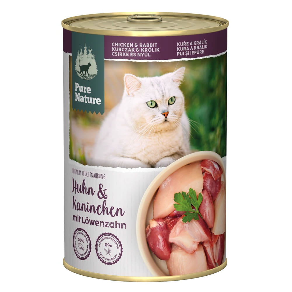 Cat Adult Poulet & Lapin avec pissenlit