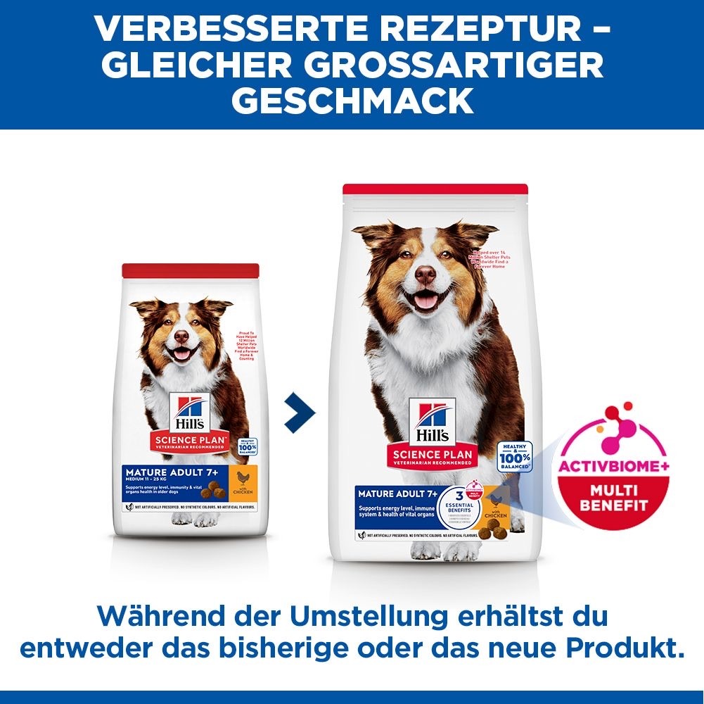 Canine Mature Adult 7+ Medium Breed Chicken