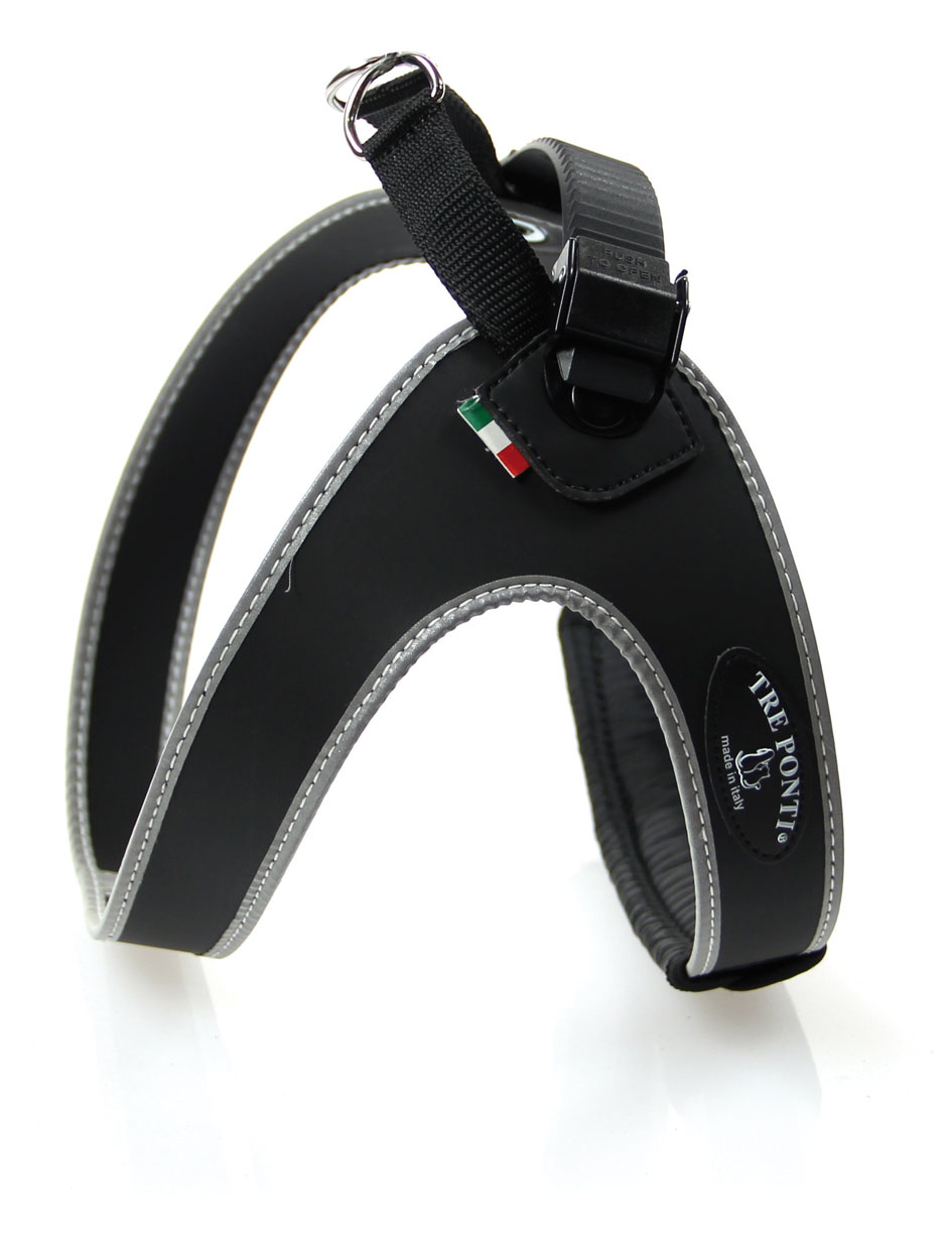 Tre Ponti Hundegeschirr, schwarz 6