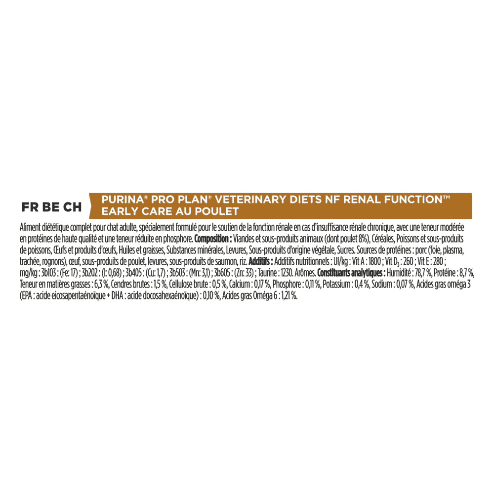 FELINE NF Renal Function Early Care - sachets