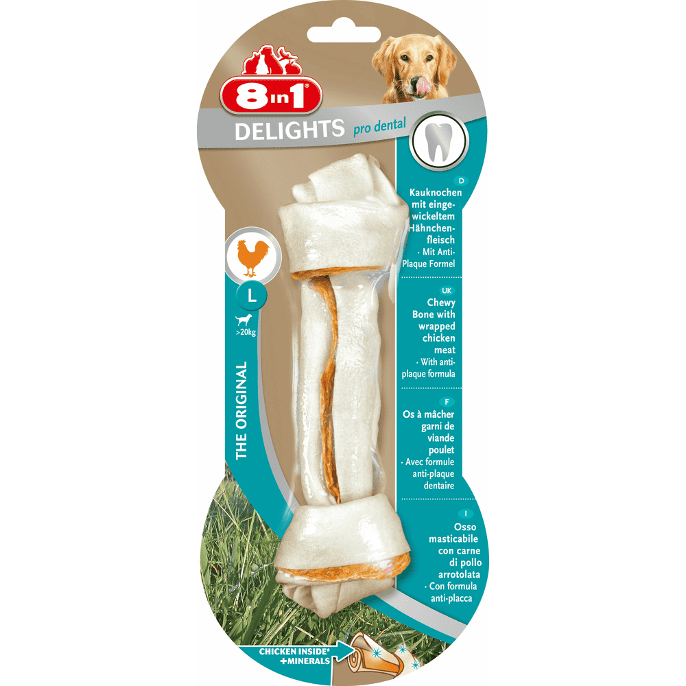 8in1 Dental Delights Kauknochen
