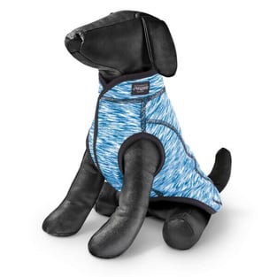Manteau pour chien Comfyskin bleu chiné