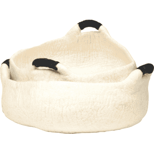 Panier Poignées Blanc
