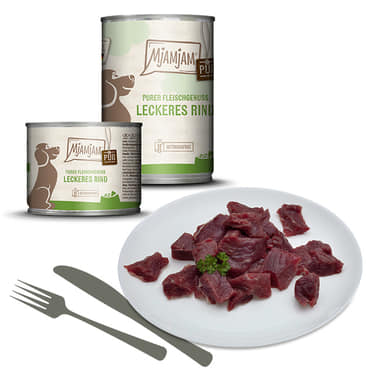 Dog purer Fleischgenuss - leckeres Rind pur (bœuf pur)