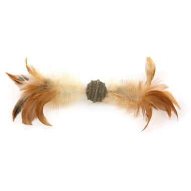 balle catnip avec plumes