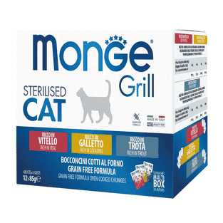 Grill Cat Adult Sterilised Hähnchen, Kalb, Forelle