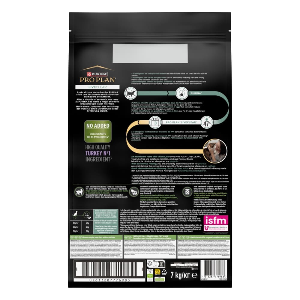 LiveClear STERILISED ADULT