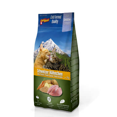 Cat Adult Premium Complete Sensitive Schweizer Hähnchen
