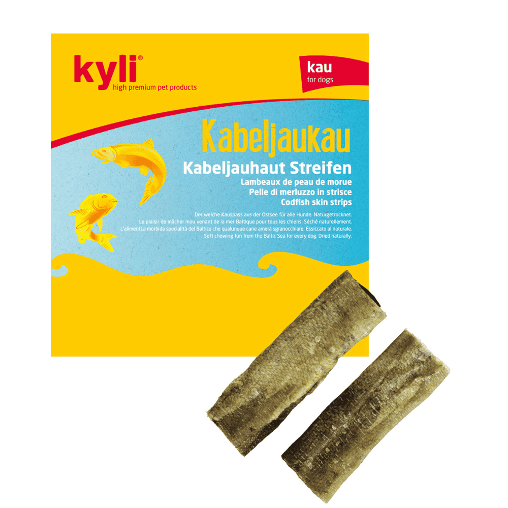 Cod skin strips