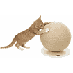 Kratzball auf Holzplatte