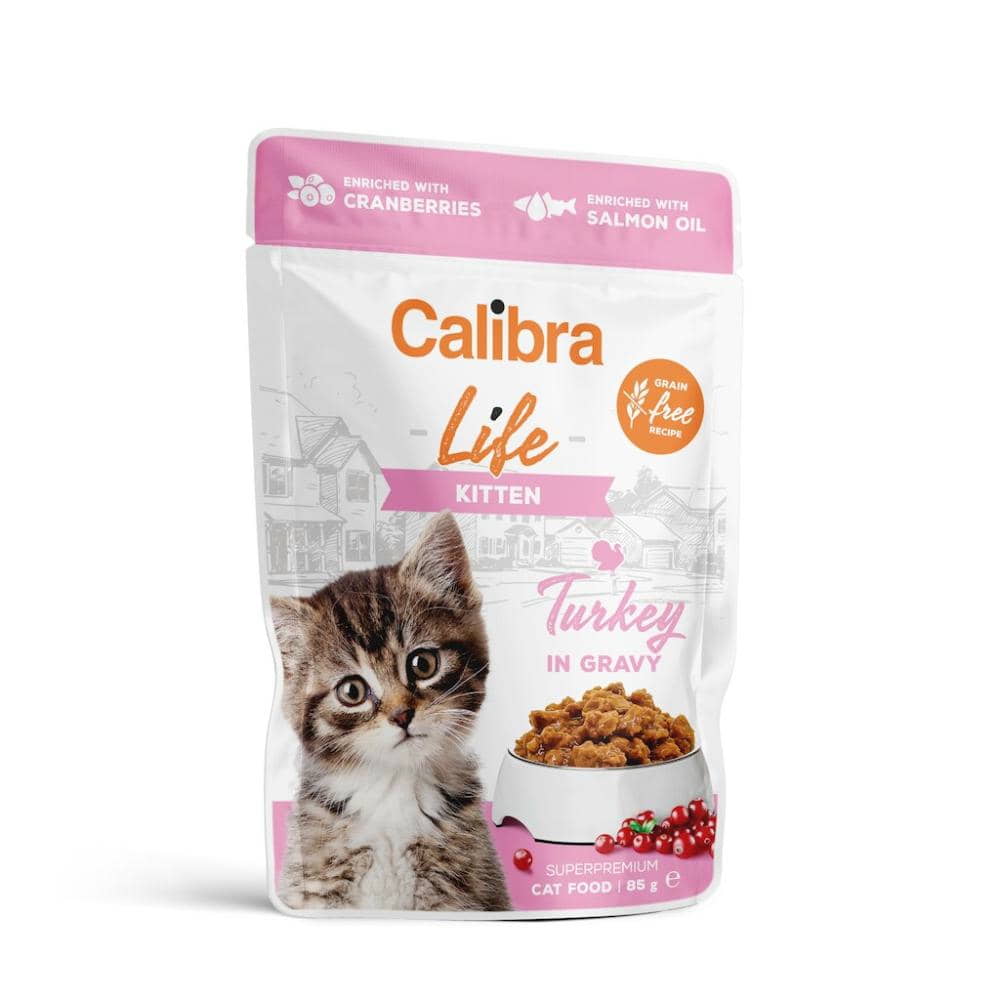 Life Kitten turkey in sauce