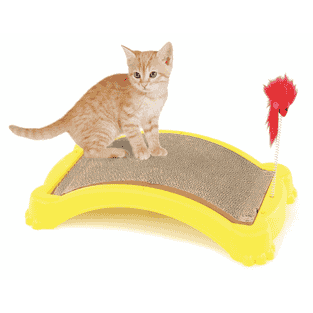 Kratzbogen mit Maus & Catnip