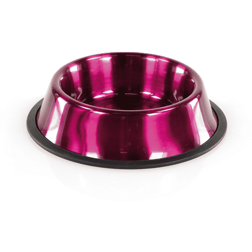 swisspet Écuelle pour chats & chiens en acier inoxydable Twilight, 0.25l, rose