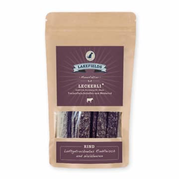 "Leckerli" Viande séchée de bœuf de pâturage en lamelles
