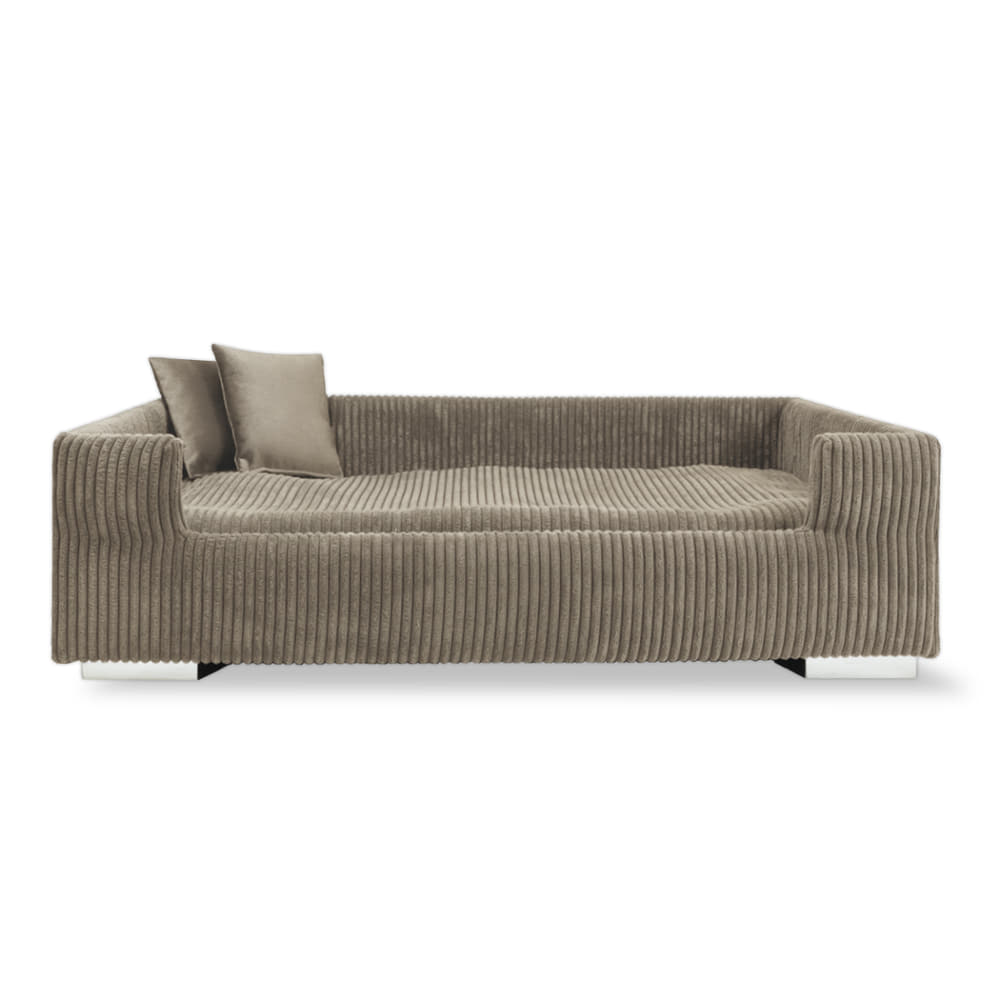 Hundesofa gepolstert Cord