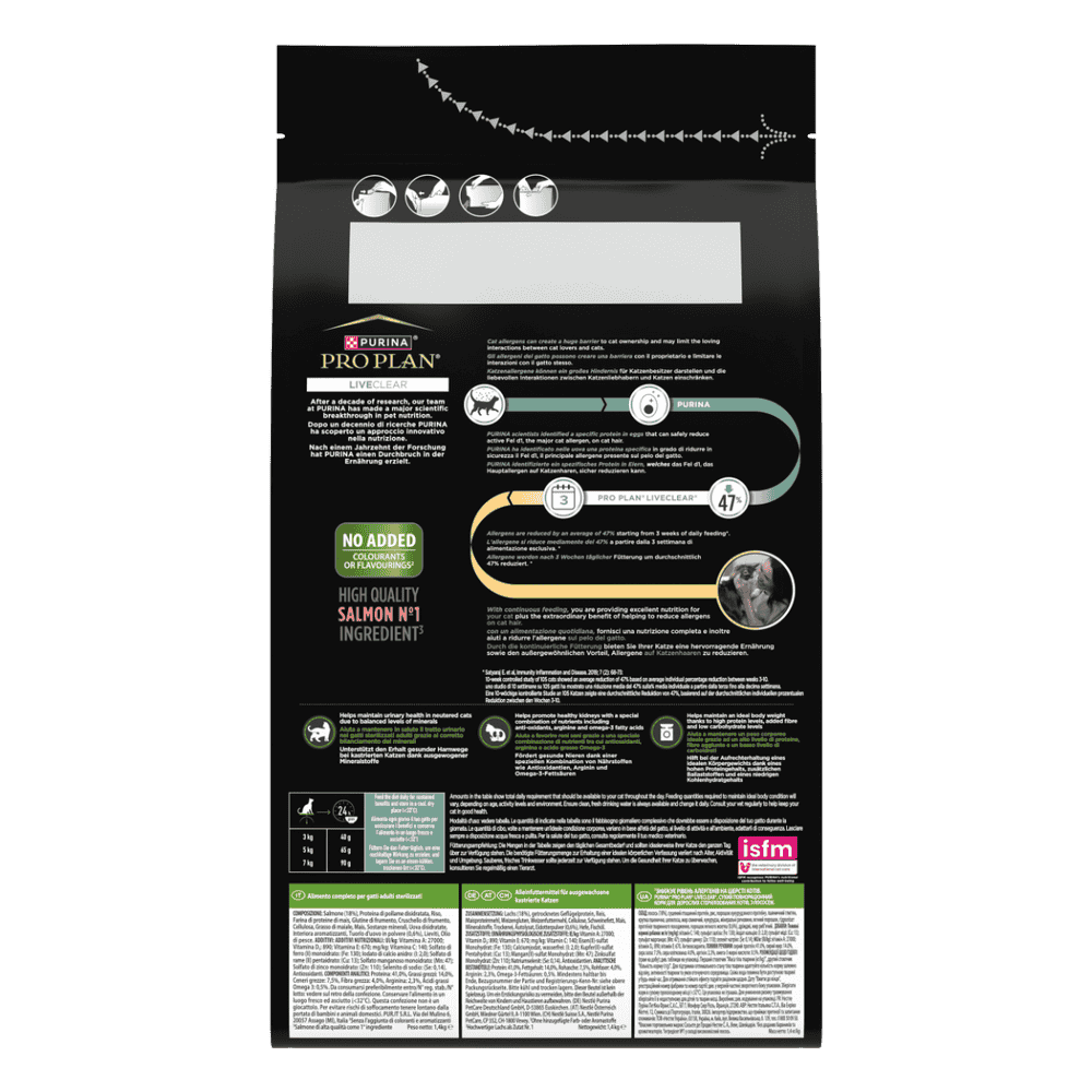 LiveClear STERILISED ADULT
