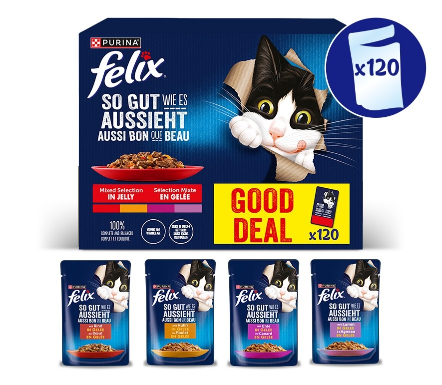 So gut wie es aussieht Fleisch Mega-Jumbo Pack 120x85g