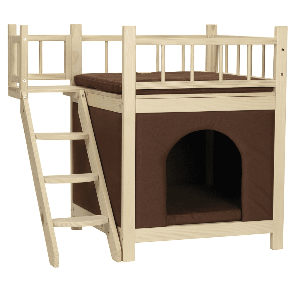 Dog & cat high seat Siam brown