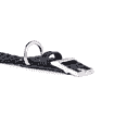 Milano Halsband Nylon für Hunde in schwarz