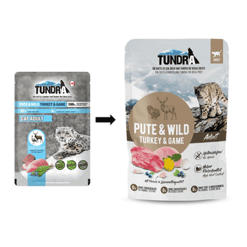 Cat Pouch Pute & Wild