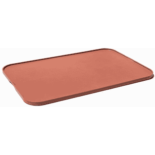 Bevel food mat, terracotta