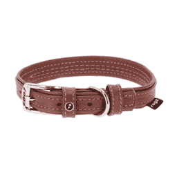 Lederhalsband braun