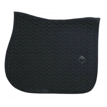 Fishbone saddle pad for warmbloods