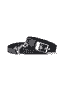 Milano Halsband Nylon für Hunde in schwarz
