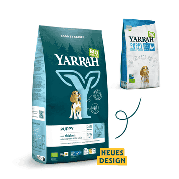 Croquettes biologiques pour chiot