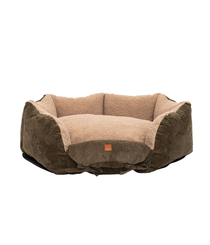 Hundebett Ronny Cord Double Face L