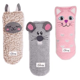 2 x Katzen-Kuschelsocke