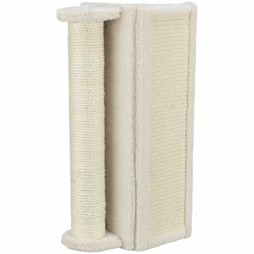 Scratching board for corners with trunk