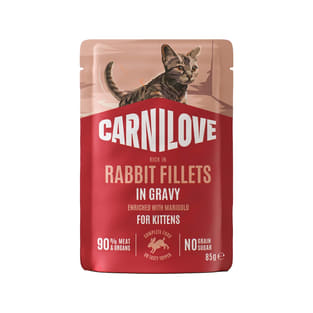 Kitten Rabbit with Marigold Gravy Pouch