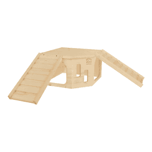 Maison d'angle pour rongeurs XL