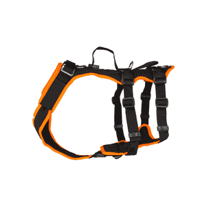 Harnais Vary Support, noir/orange vif