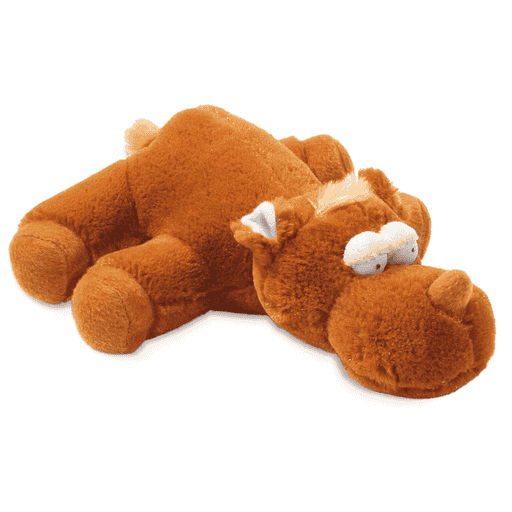 swisspet Hundespielzeug Plüsch Hippo, mit Quietscher, L = 22cm