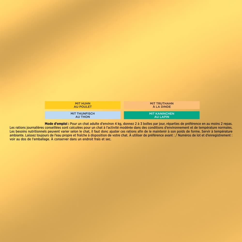 Gold - Mousse 48 x 85 g