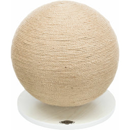 Kratzball auf Holzplatte