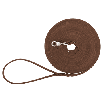 Rustic greased leather drag line