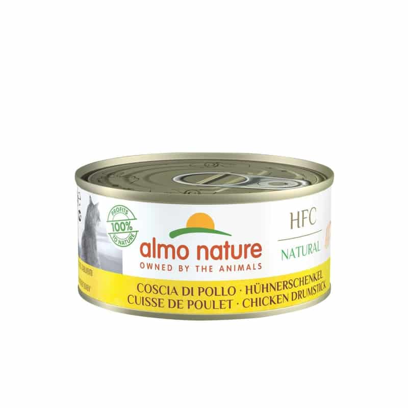 Almo Nature HFC Nassfutter Für Katzen – Thunfisch, Huhn & Schinken, 24x70 G Dosen, Ohne Getreide