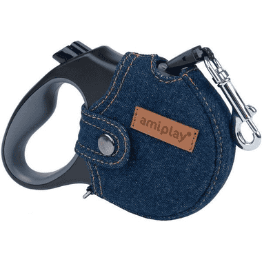 Rollleine Denim Dunkelblau