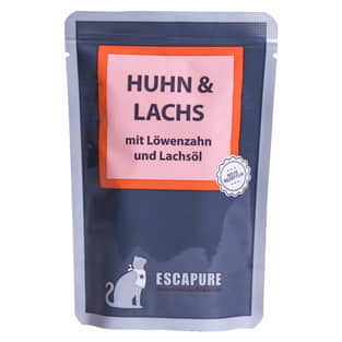 Huhn & Lachs mit Löwenzahn