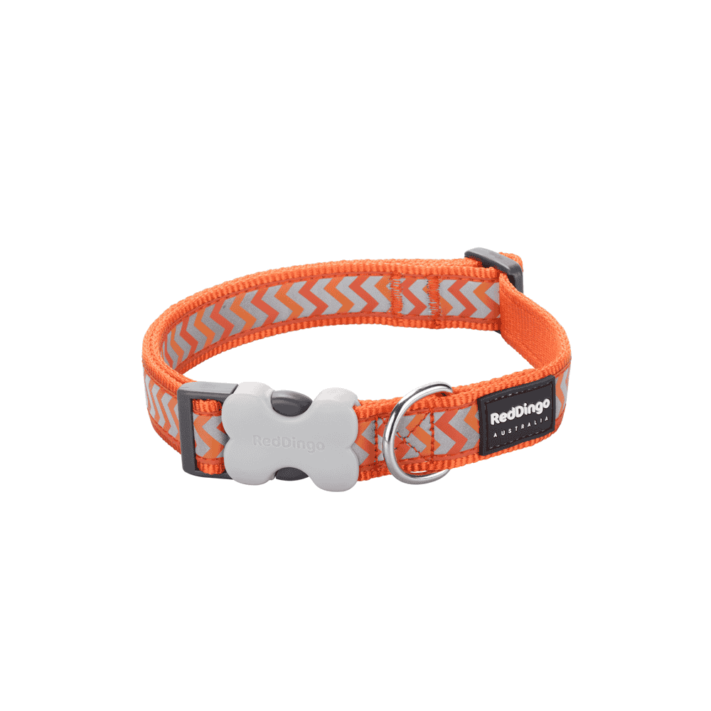Halsband Reflective Ziggy Orange