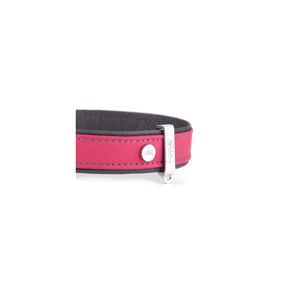 Firenze Vitello Collar for dogs in pink