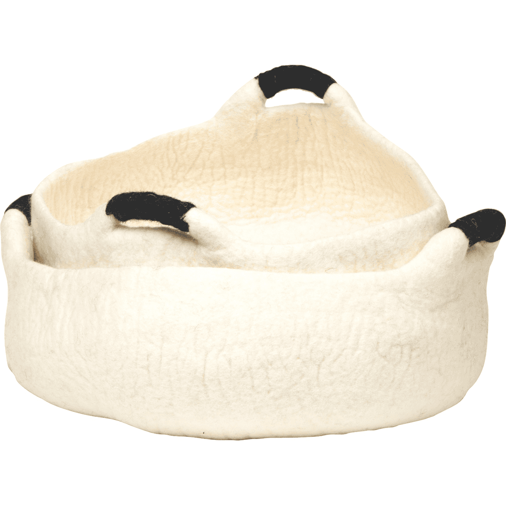 Panier Poignées Blanc