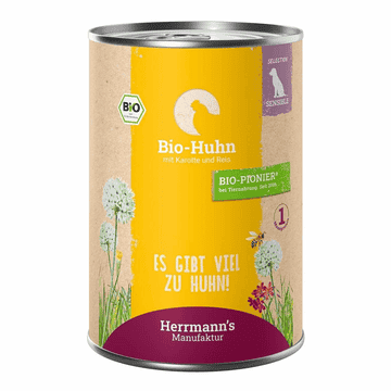 Sensibel Bio Poulet avec carotte et riz