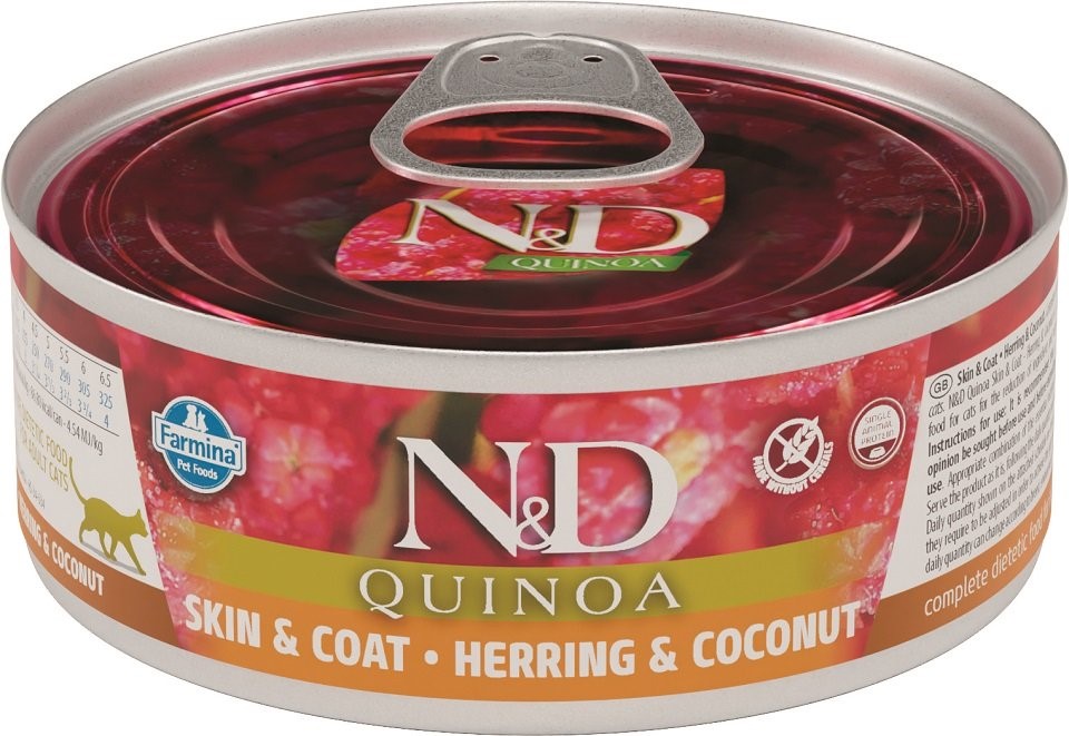 Feline Adult Skin & Coat Hareng Noix de coco