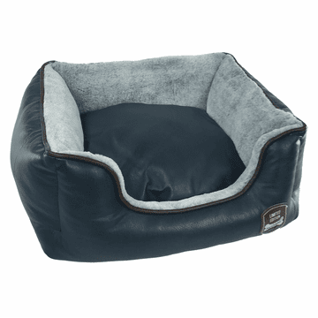 Lit pour chiens & chats Leoni bleu foncé