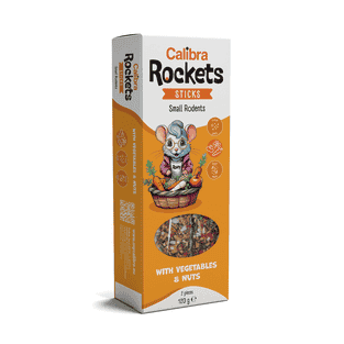 Sticks Small Rodents With Vegetables & Nuts
