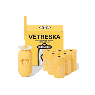 Kotbeutelspender Set Daisy, 7 Rollen